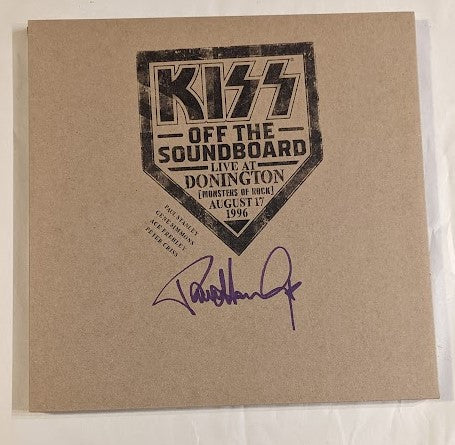KISS PAUL STANLEY  signed OFF THE SOUNDBOARD DONINGTON KISSOnline EX