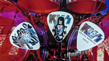 ERIC SINGER Signed 8 x 10 photo /3 Guitar Pick pack South America KISS