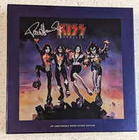 KISS PAUL STANLEY signed DESTROYER 45th  BOX SET Cover Autograph