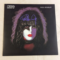 KISS PAUL STANLEY signed solo  LP Purple Paint Pen
