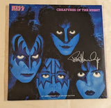 KISS PAUL STANLEY signed CREATURES OF THE NIGHT 40th Anniversary 3LP Blue Vinyl