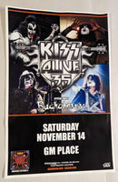 KISS ALIVE 35 TOUR 11-14-09 VANCOUVER CANADA Original CONCERT SHOW POSTER