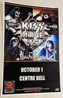 KISS ALIVE 35 TOUR 10-01-09 MONTREAL CANADA Original CONCERT SHOW POSTER