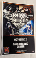 KISS ALIVE 35 TOUR 10-22-09 SUNRISE FL USA Original CONCERT SHOW POSTER